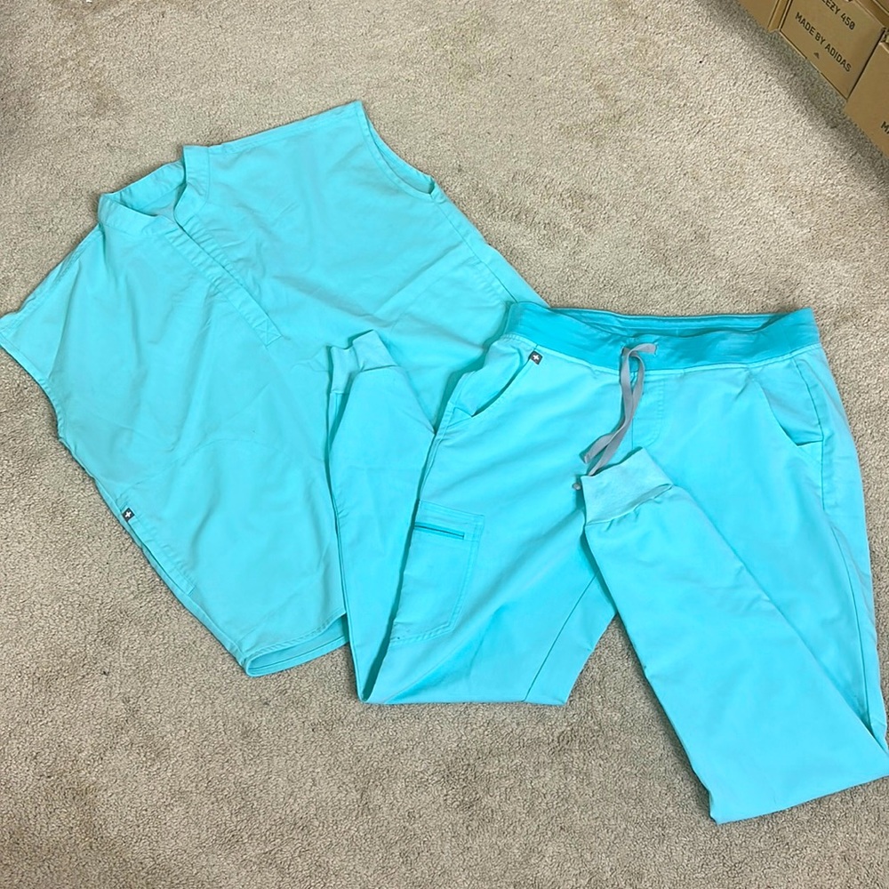 Figs Teal Uniform Set